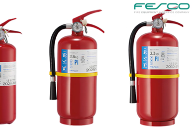 Bình chữa cháy bột ABC Fesco, thương hiệu uy tín, tiêu chuẩn KFI Hàn Quốc 