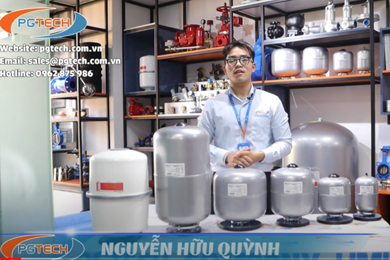 Bình tích áp cỡ nhỏ Flamco cho hệ thống nước sinh hoạt và nước uống