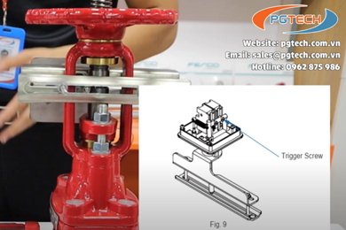 Hướng dẫn lắp đặt công tắc giám sát cho van cổng OS&Y của Fesco/Paratech Hàn Quốc chứng nhận UL/FM