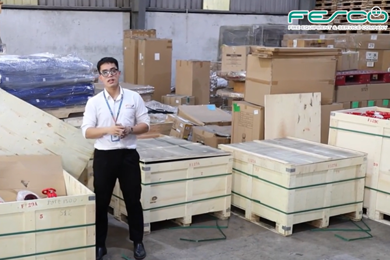 Kiểm lô hàng số lượng lớn Van chặn kèm công tắc giám sát Fesco tiêu chuẩn UL FM