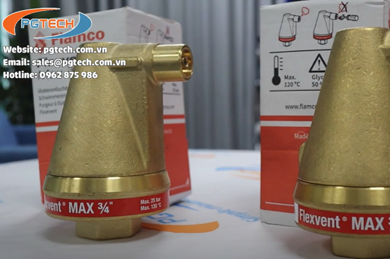 Van siêu xả khí áp lực làm việc PN25, chống rò rỉ, độ bền cao Flexvent Flamco Hà Lan