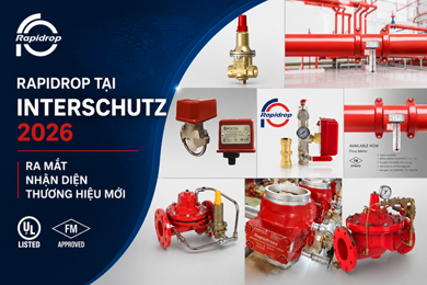 Rapidrop giới thiệu nhận diện thương hiệu mới tại triển lãm INTERSCHUTZ 2026