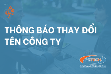Thông báo Về việc thay đổi tên công ty
