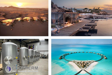 Bồn nước nóng Inox 316 & Duplex Ecotherm cho hệ nước nóng trung tâm DHW