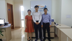 Đại diện hãng Fesco Hàn Quốc tới thăm và làm việc với PGTECH