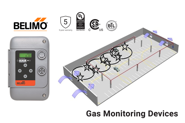 Giám sát khí thải trong các bãi đậu xe kín, tầng hầm tòa nhà