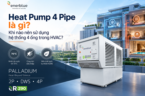 Heat Pump 4 Pipe là gì? Khi nào nên sử dụng hệ thống 4 ống trong HVAC?