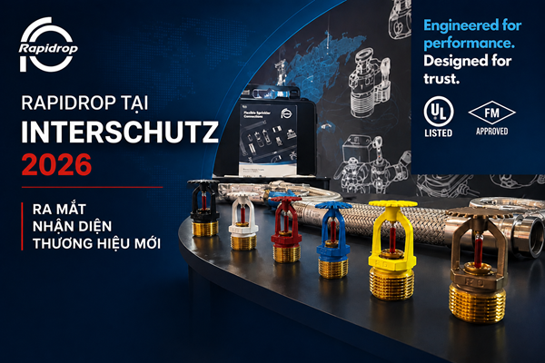 Rapidrop giới thiệu nhận diện thương hiệu mới tại triển lãm INTERSCHUTZ 2026