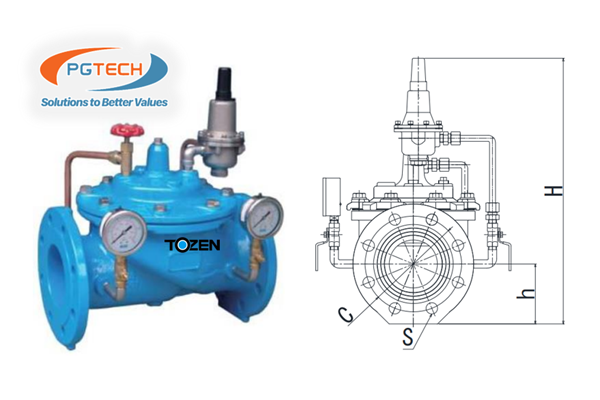 Van giảm áp nước, giới thiệu tổng quan về van giảm áp thủy lực