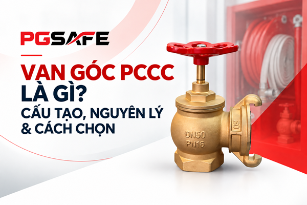 Van góc PCCC là gì? Cấu tạo, nguyên lý và cách lựa chọn