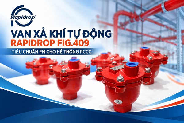 Van xả khí tự động tiêu chuẩn FM cho hệ thống PCCC