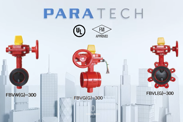 Van bướm kèm công tắc giám sát tiêu chuẩn UL/FM của thương hiệu Fesco Hàn Quốc